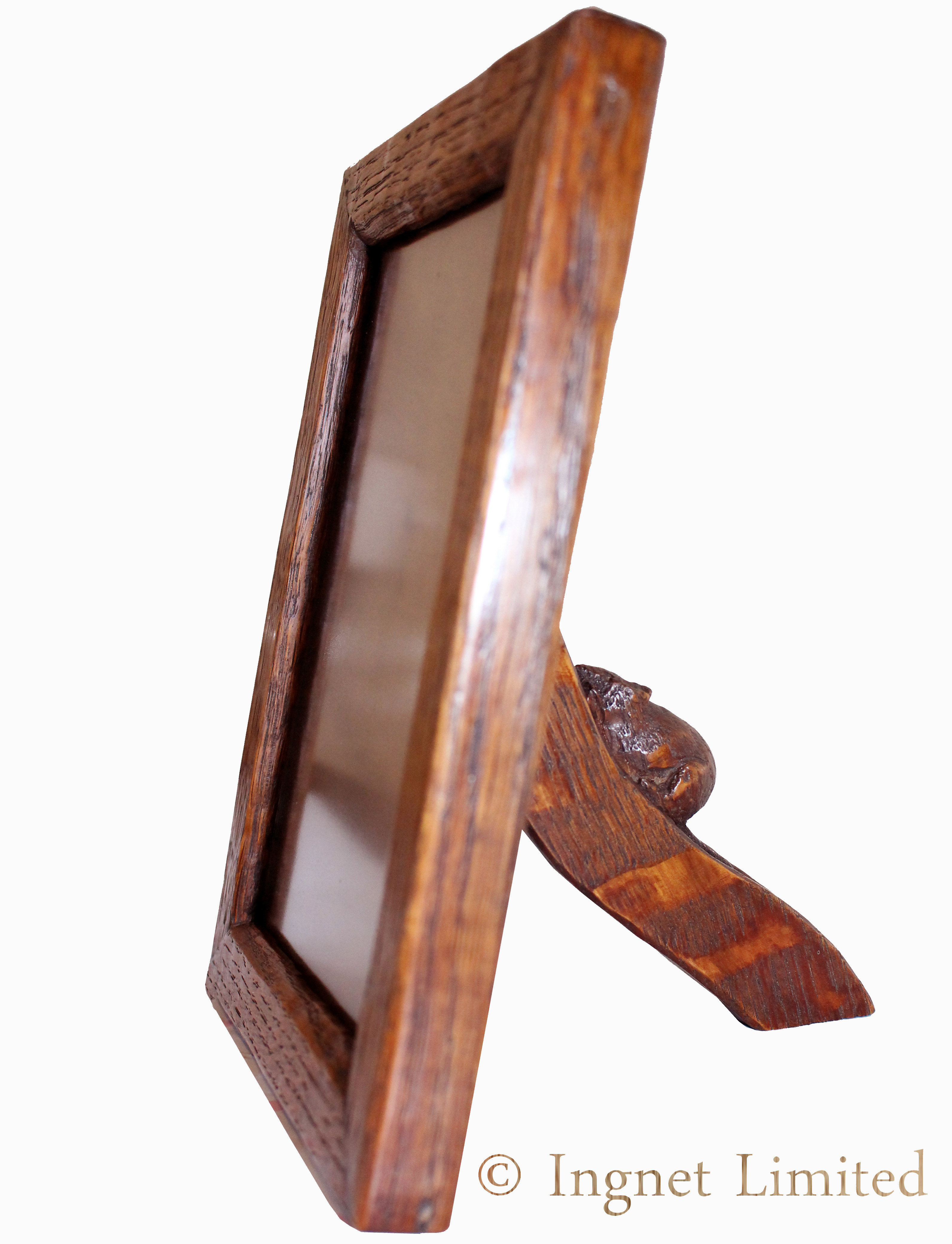 YORKSHIRE OAK PICTURE FRAME by Ex ROBERT MOUSEMAN THOMPSON CRAFTSMAN